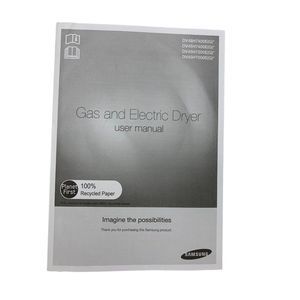 User Manual Samsung Dryer DV48H7400E(G) Book Instructions 3547